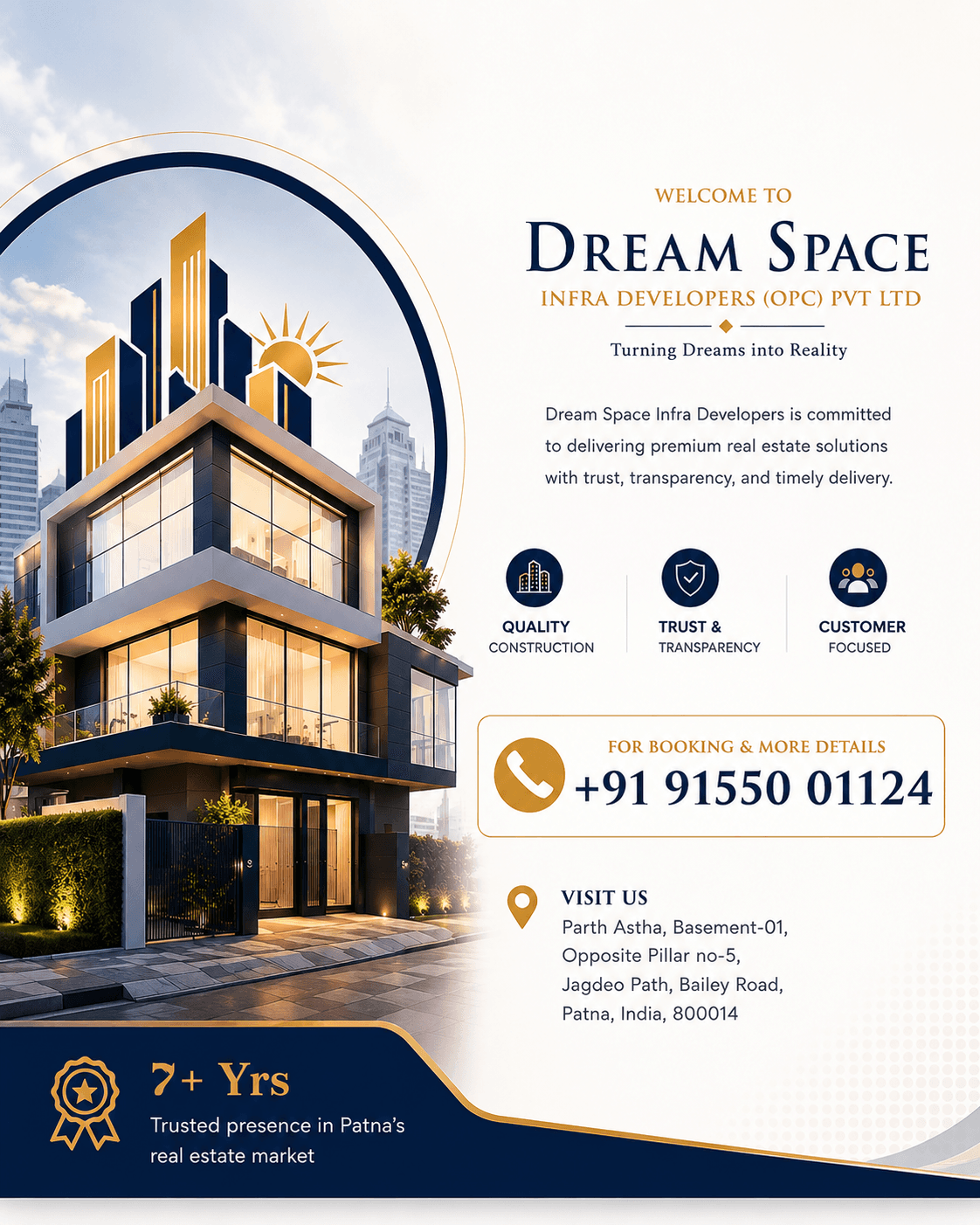 Dream Space residential property in Patna